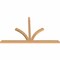 Ekena Millwork Richland Timber Gable Bracket, Western Red Cedar, 96"W x 60"H x 3 1/2"D x 3 1/2"F, 15/12 Pitch GBW096X60X0404RIC00SWR - alternate 4